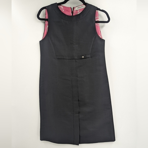 EMILIO PUCCI Silk Blend Sleeveless Sheath Dress - Picture 1 of 10